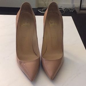 Christian Louboutin Pigalle 120 Patent Calf Pumps